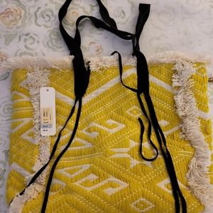 Raj Soft Surroundings Yellow Pool Tote